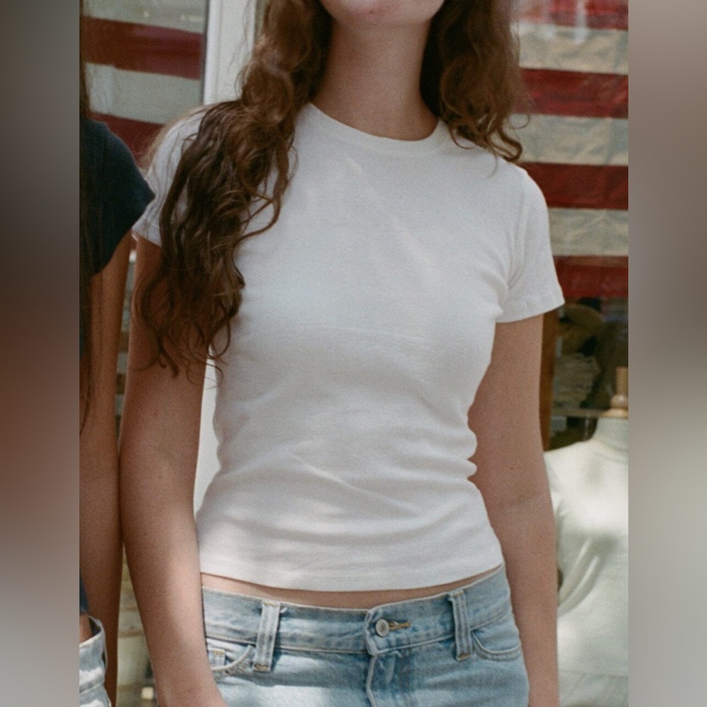 Brandy Melville White Hailie Top